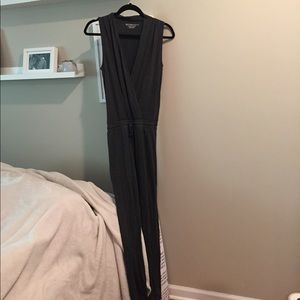 Beyond Yoga soft gray jumpsuit